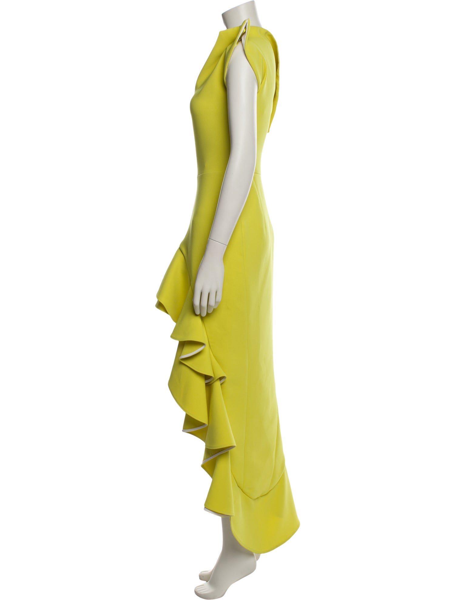 Maticevski One-Shoulder Long Dress