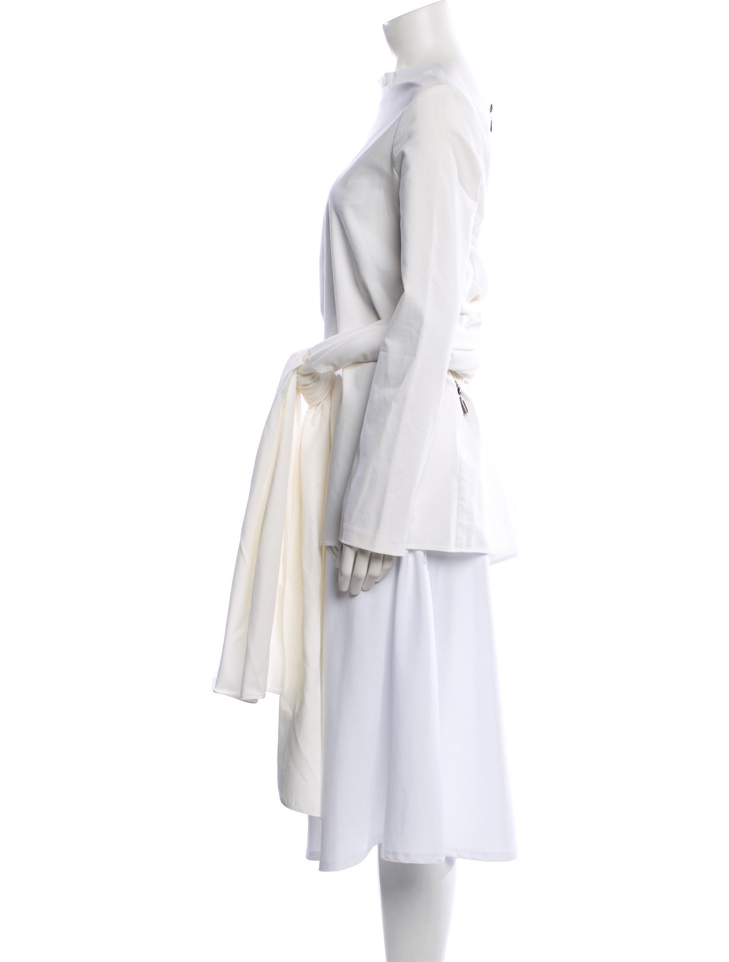 Maticevski Bateau Neckline Long Sleeve Tunic