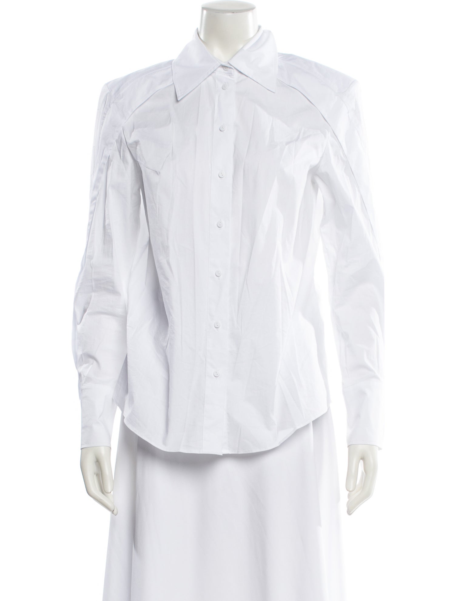 Maticevski Long Sleeve Button-Up Top