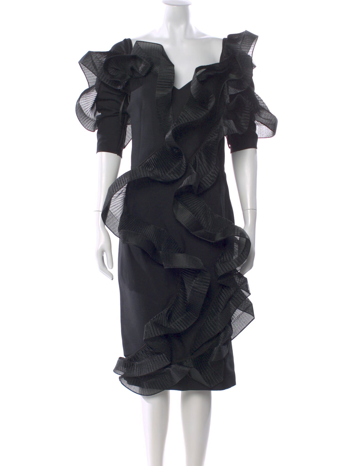 Maticevski Wool Knee-Length Dress