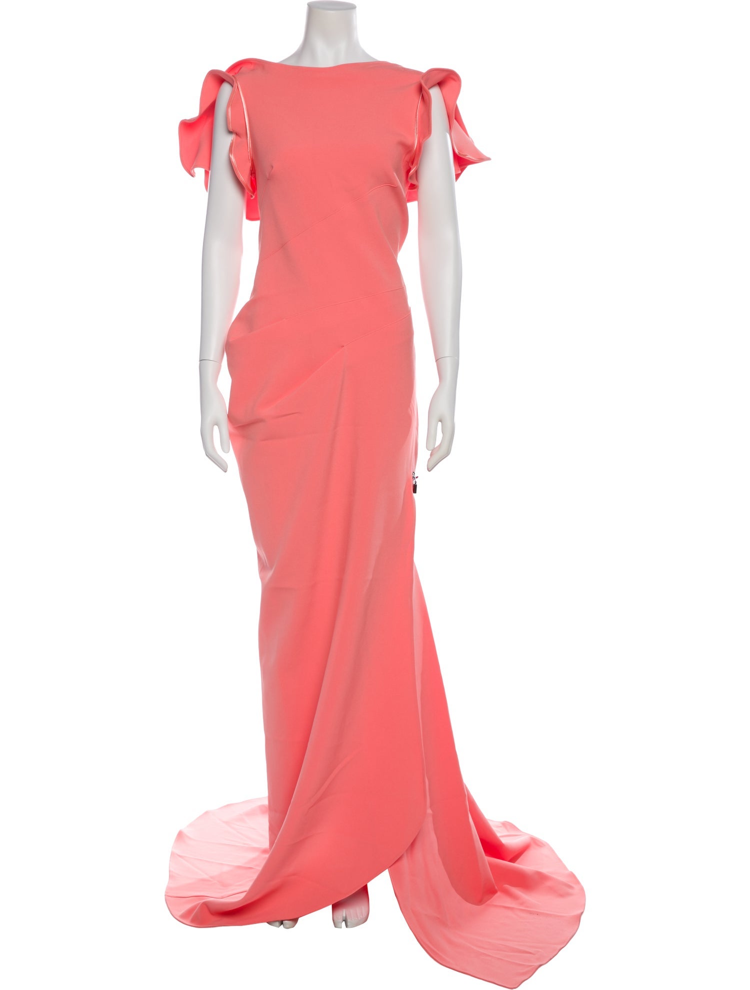 Maticevski Bateau Neckline Long Dress