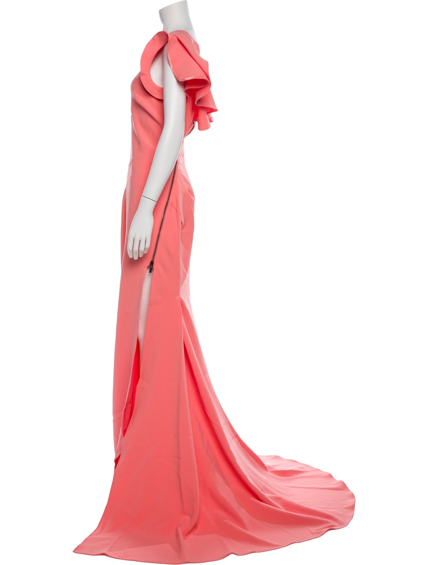Maticevski Bateau Neckline Long Dress