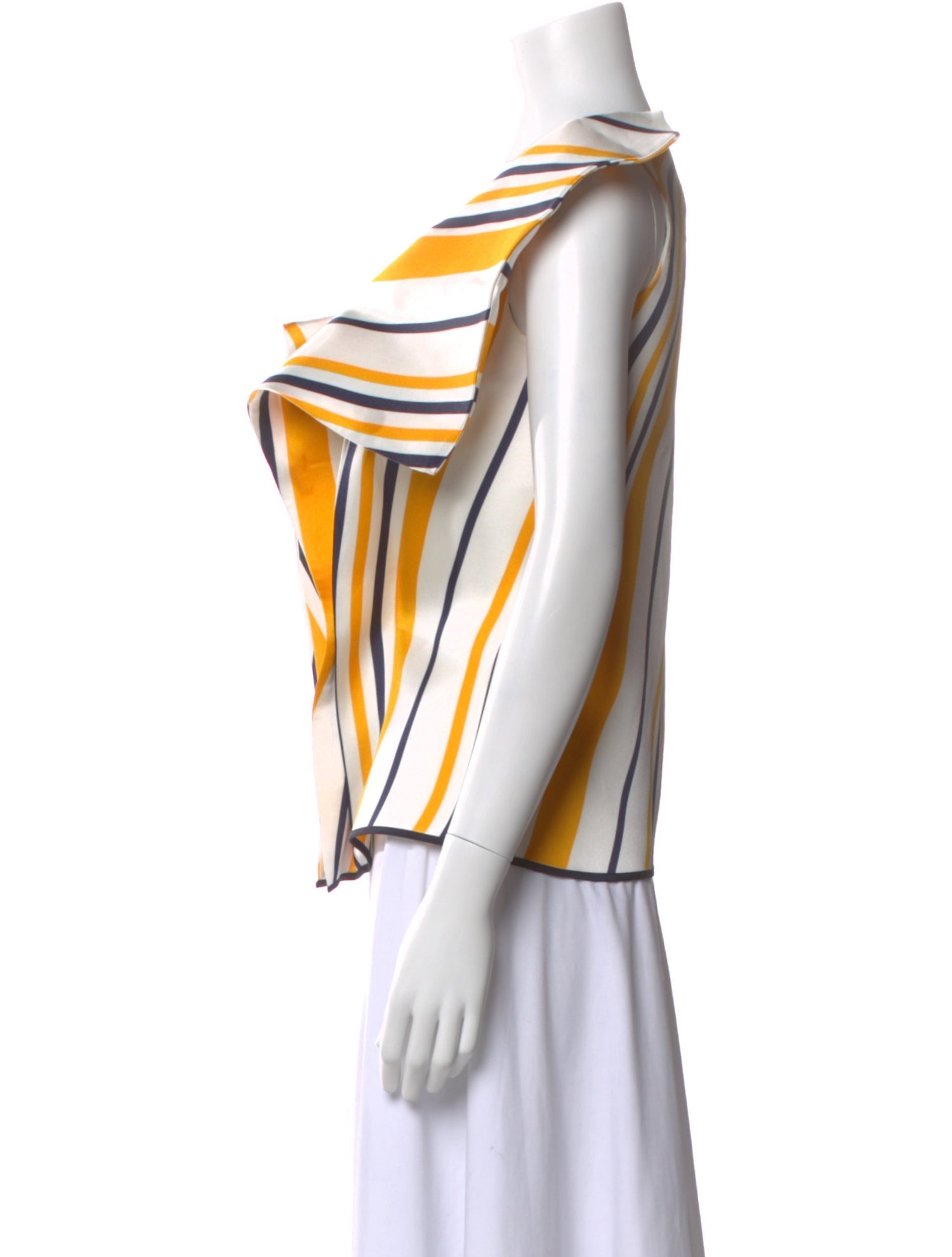 Maticevski Striped Off-The-Shoulder Top