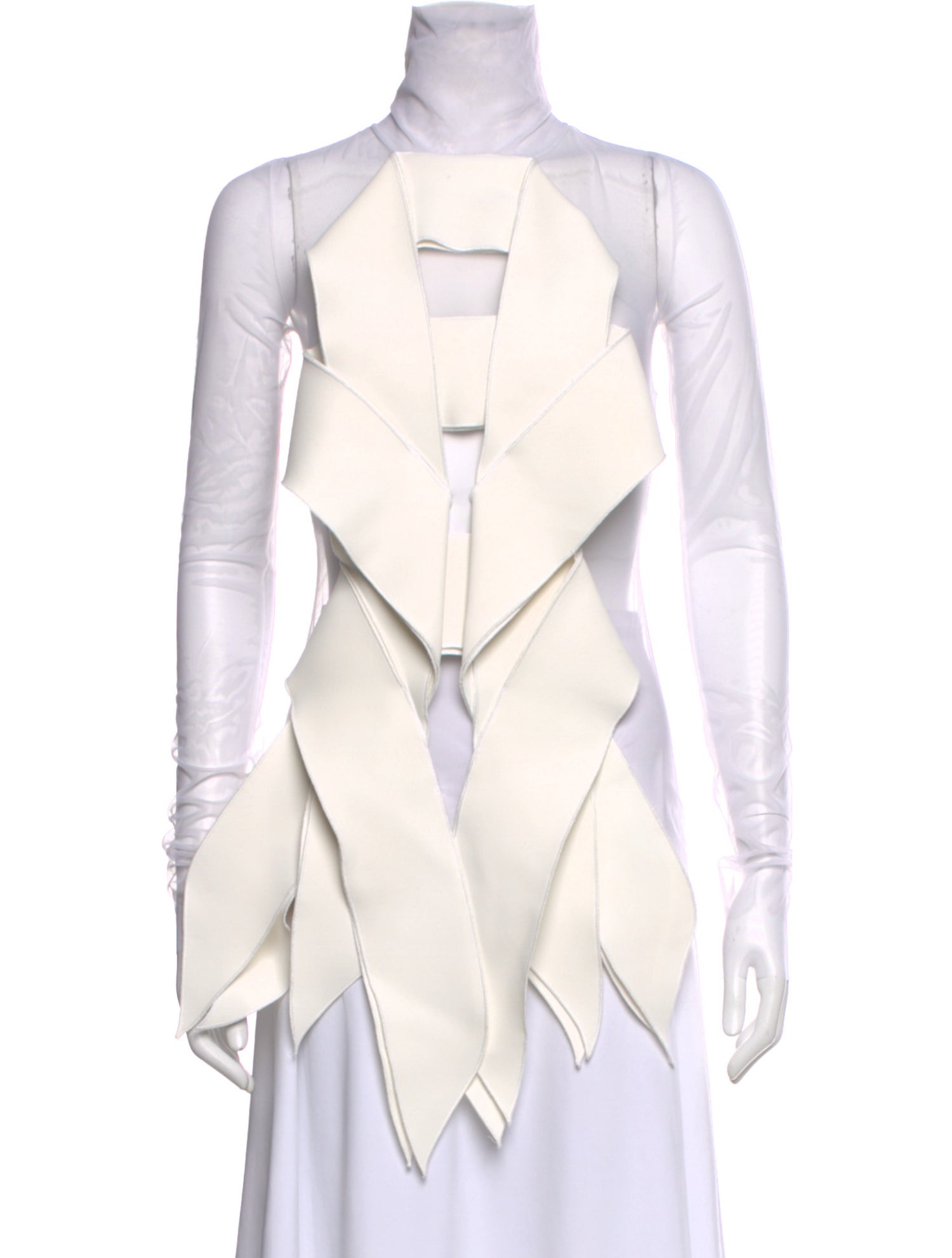 Maticevski Asymmetrical Long Sleeve Top