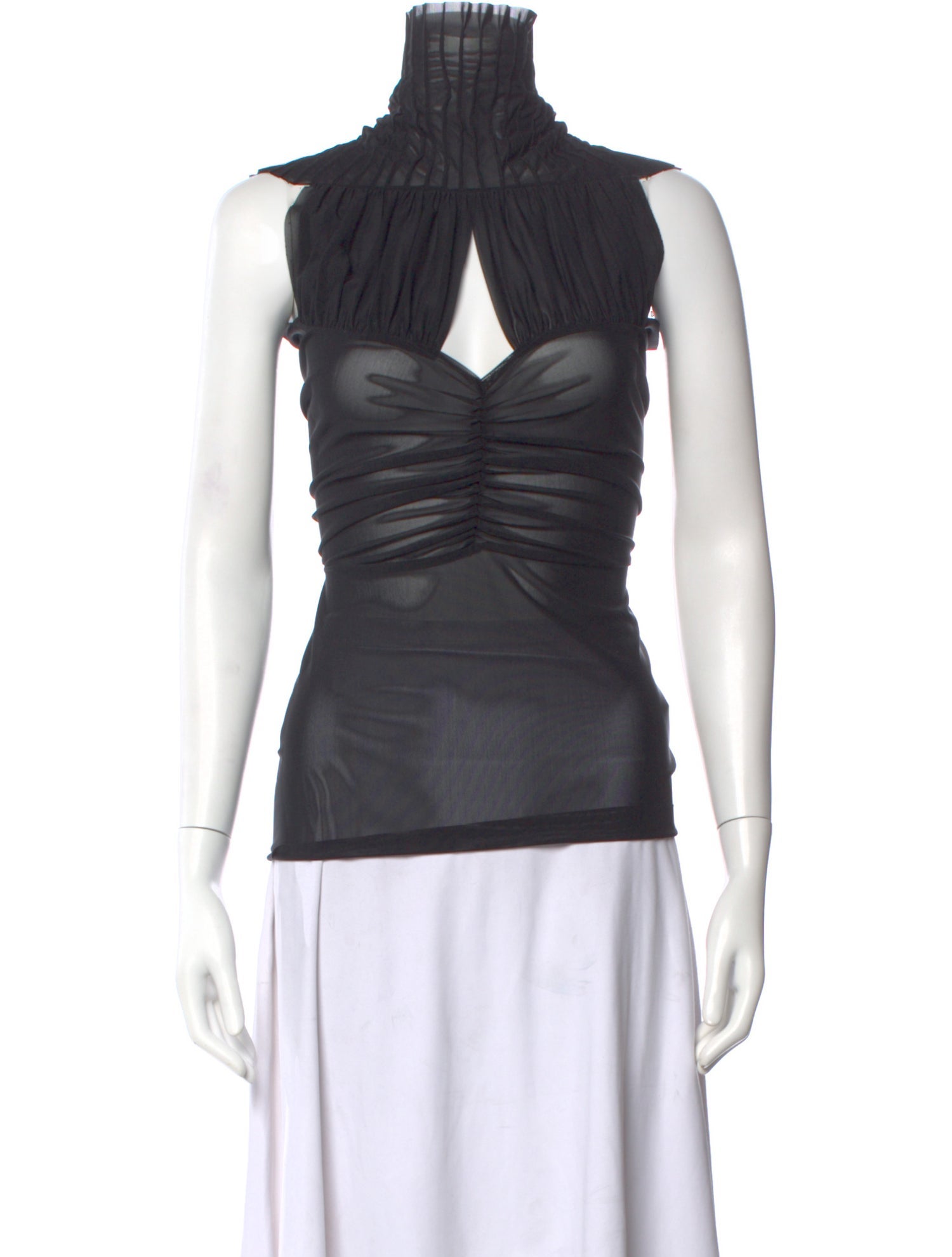 Maticevski Nylon Turtleneck Top