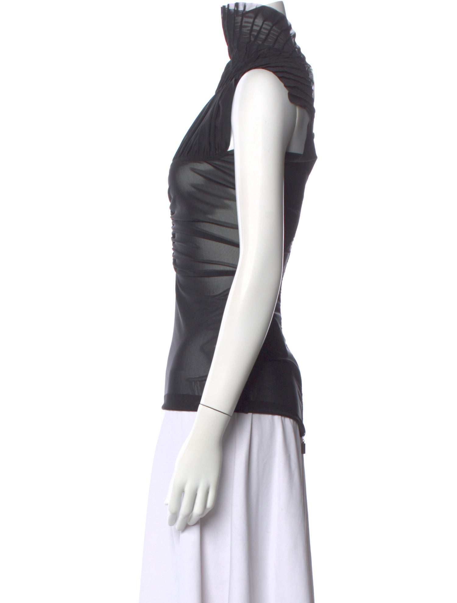 Maticevski Nylon Turtleneck Top