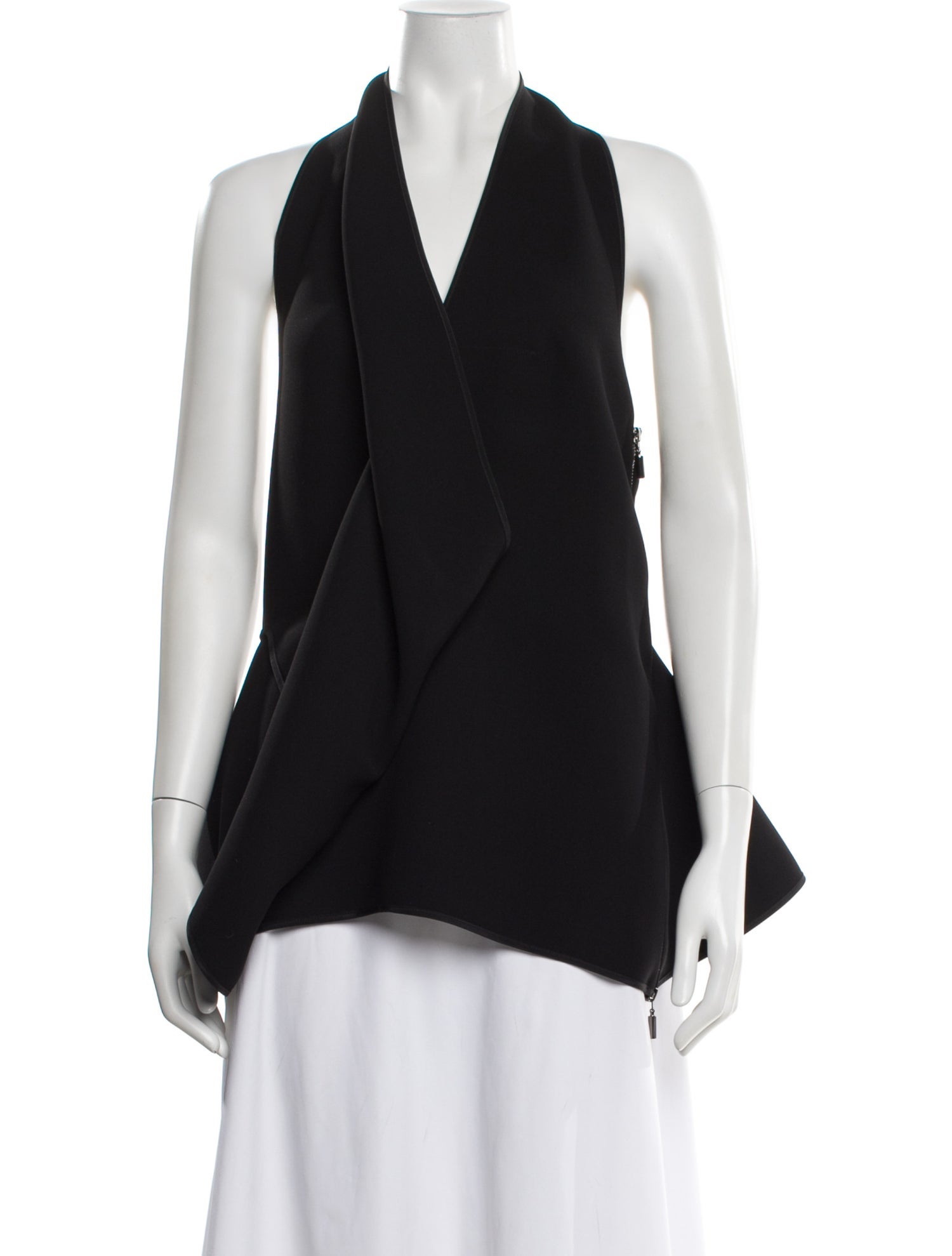 Maticevski V-Neck Sleeveless Top