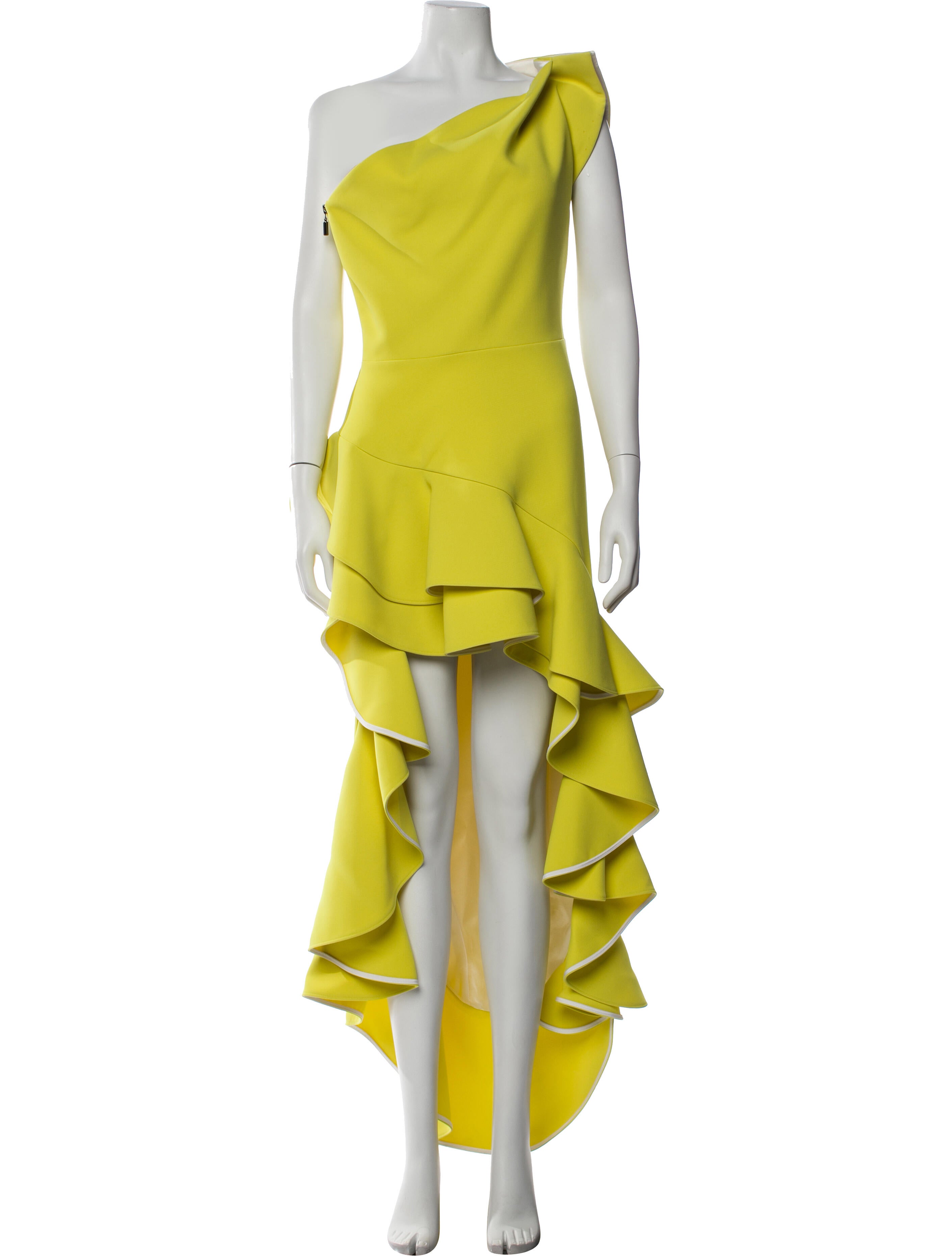 Maticevski One-Shoulder Long Dress