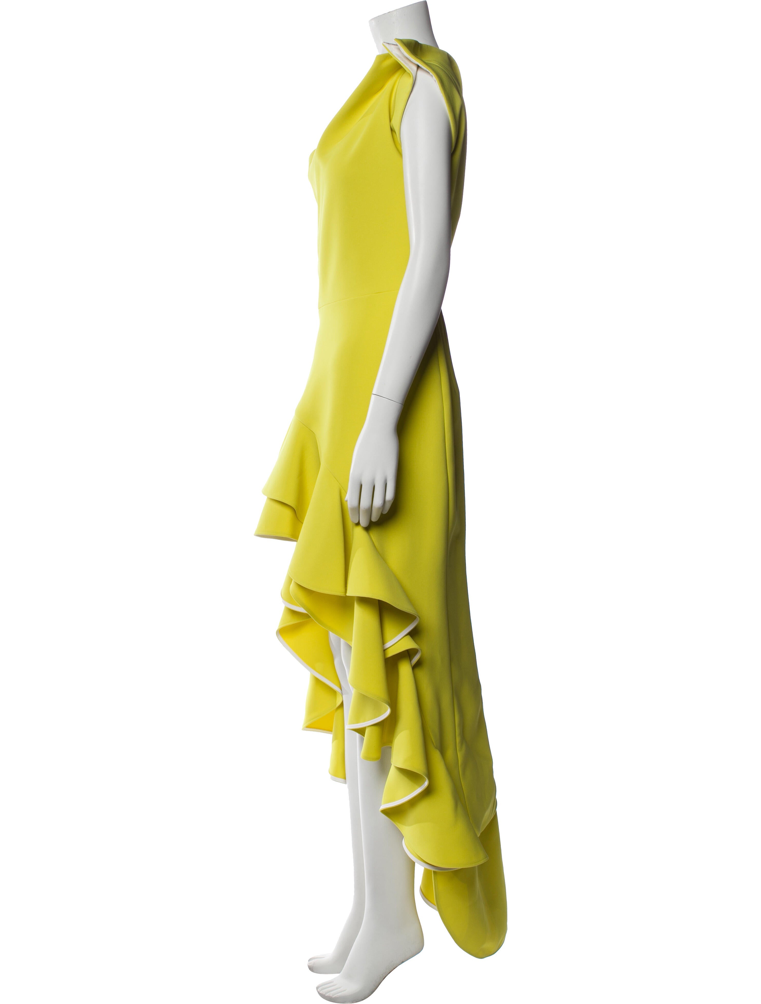 Maticevski One-Shoulder Long Dress