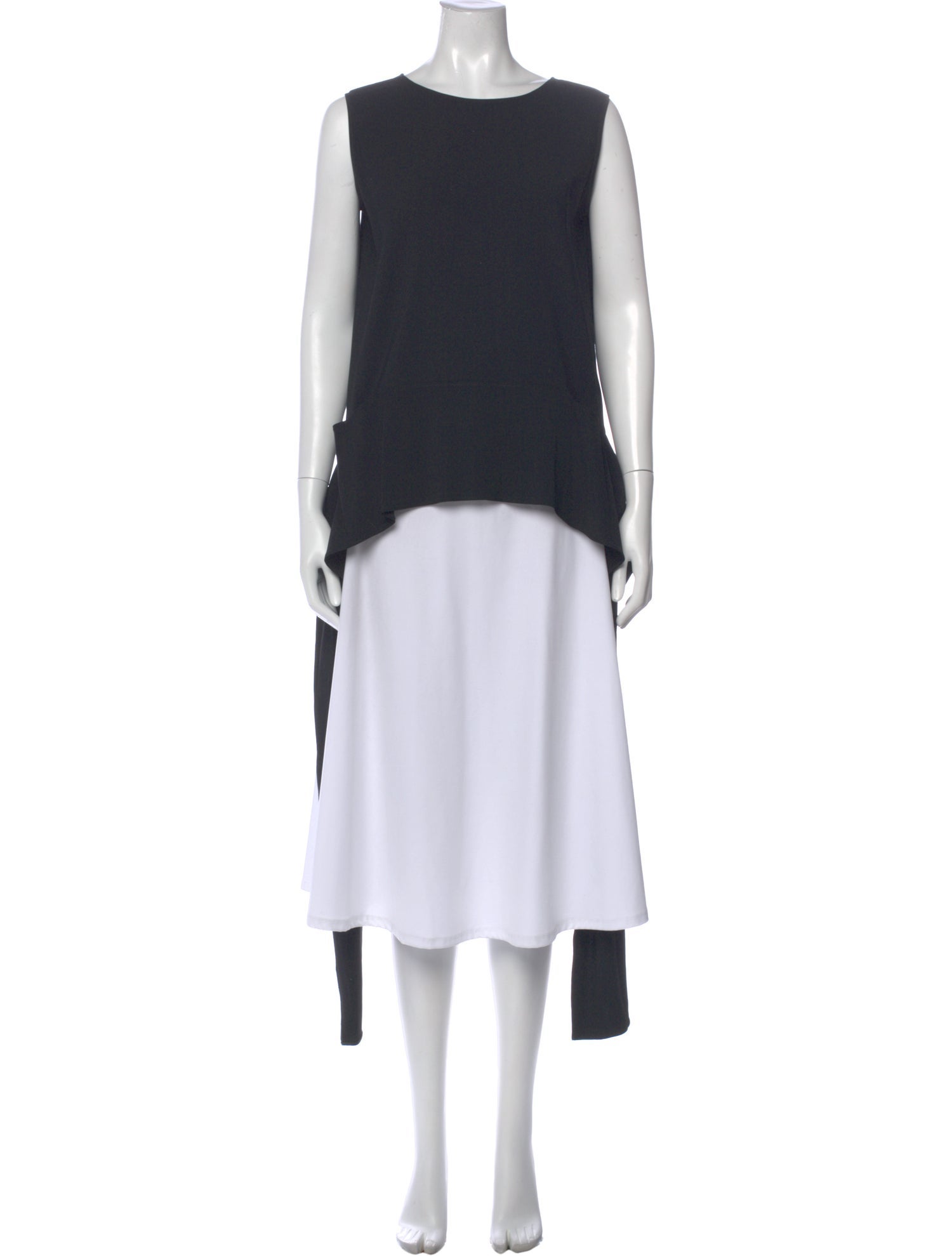 Maticevski Crew Neck Sleeveless Top