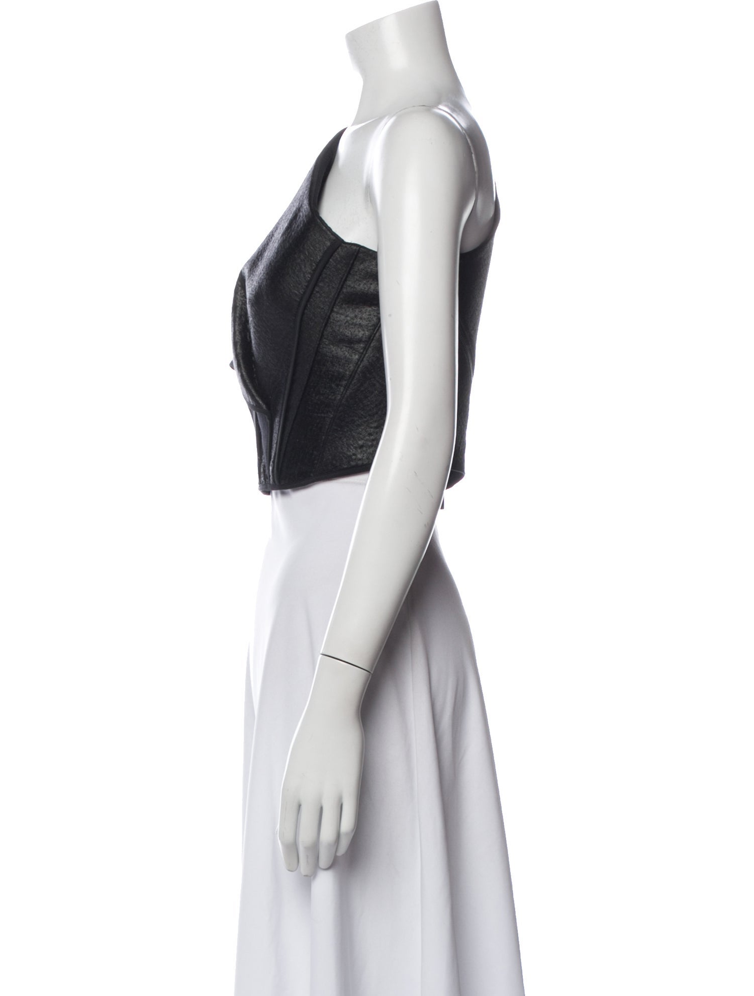 Maticevski One-Shoulder Long Sleeve Top