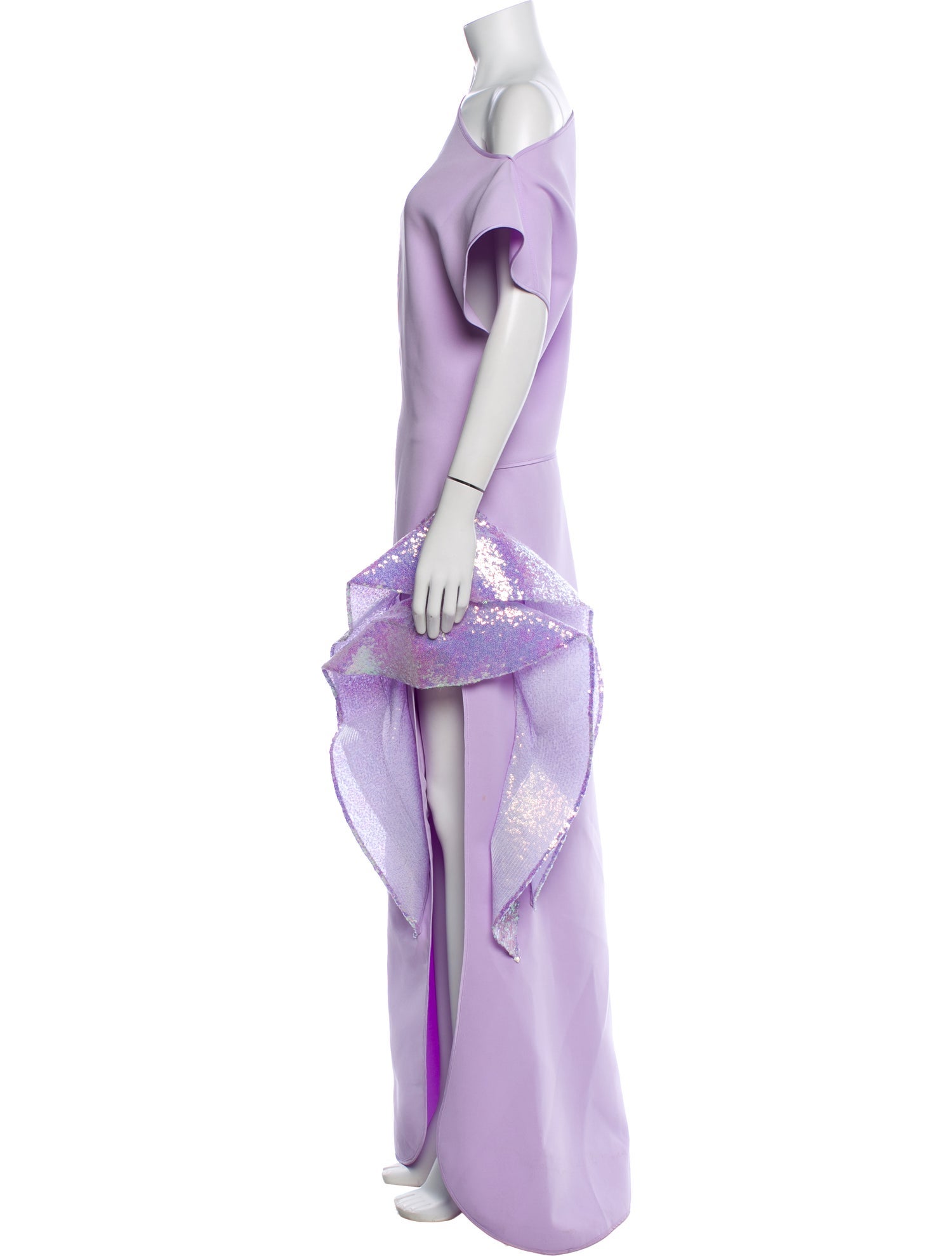 Maticevski One-Shoulder Long Dress