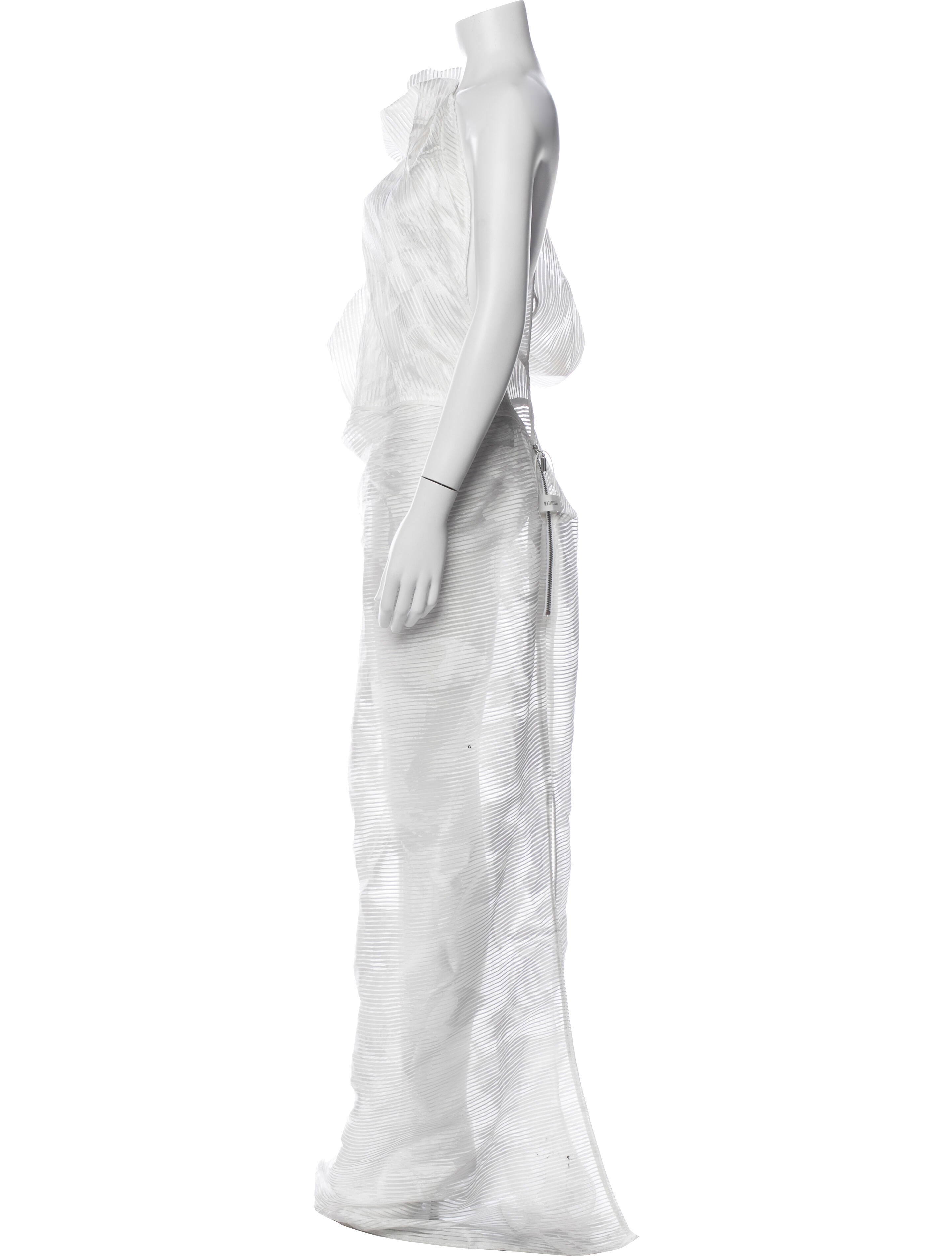 Maticevski Striped Long Dress
