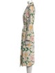 Michelle Waugh Printed Long Dress