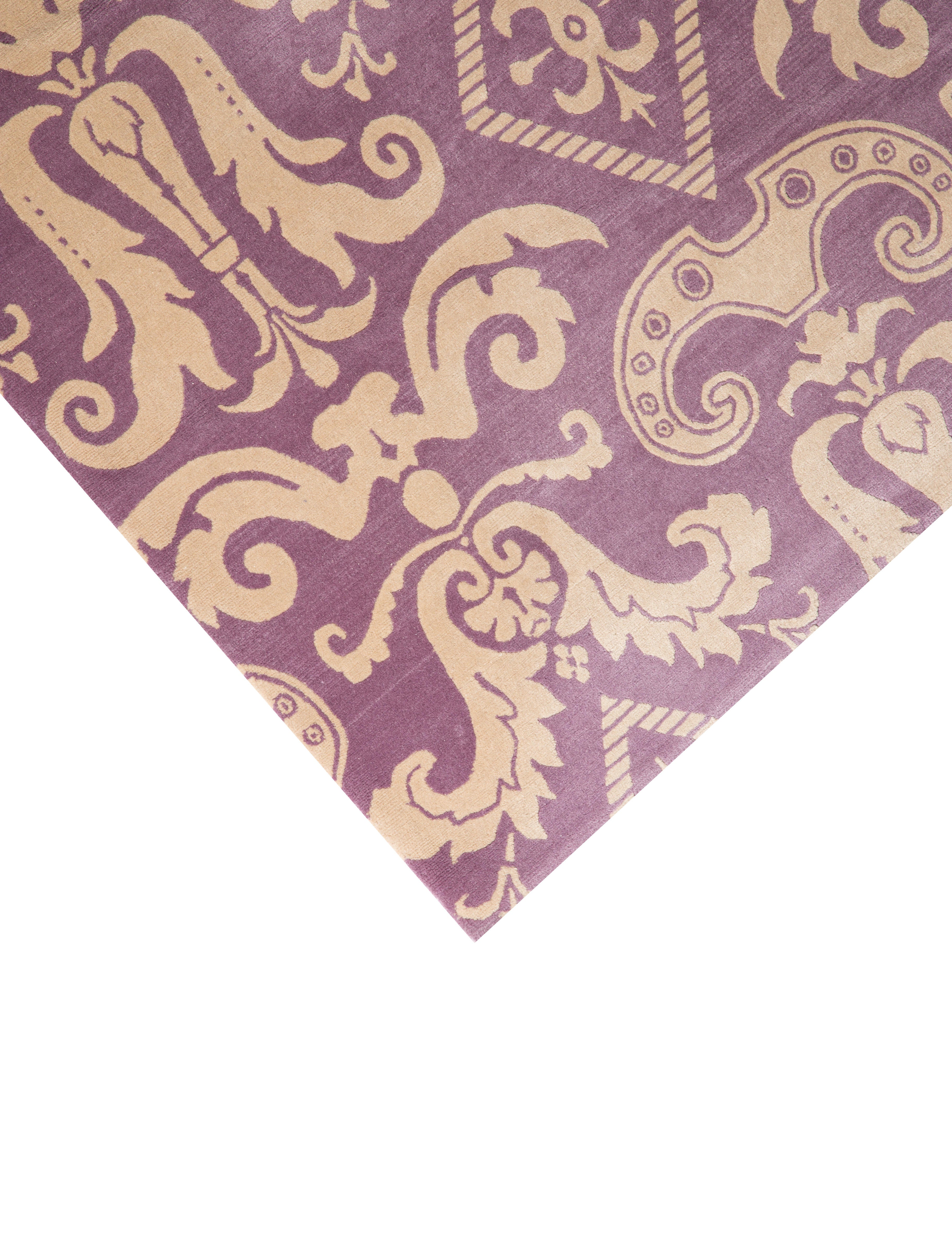 Madeline Weinrib Contemporary Area Rug Purple Area Rugs, Rugs