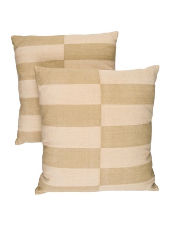 Madeline Weinrib Pair of Amagansett Throw Pillows