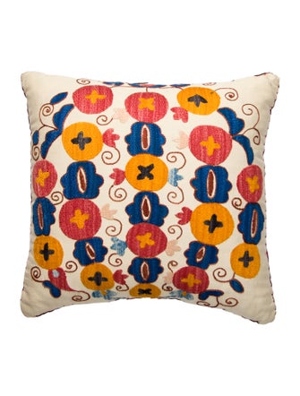 Madeline Weinrib Embroidered Throw Pillow