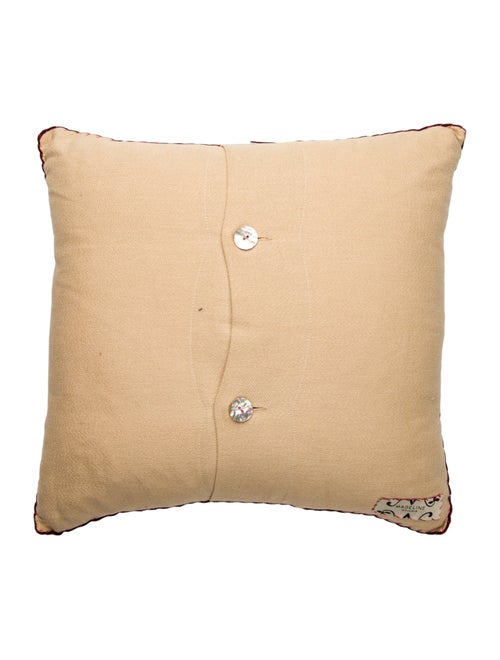 Madeline Weinrib Embroidered Throw Pillow