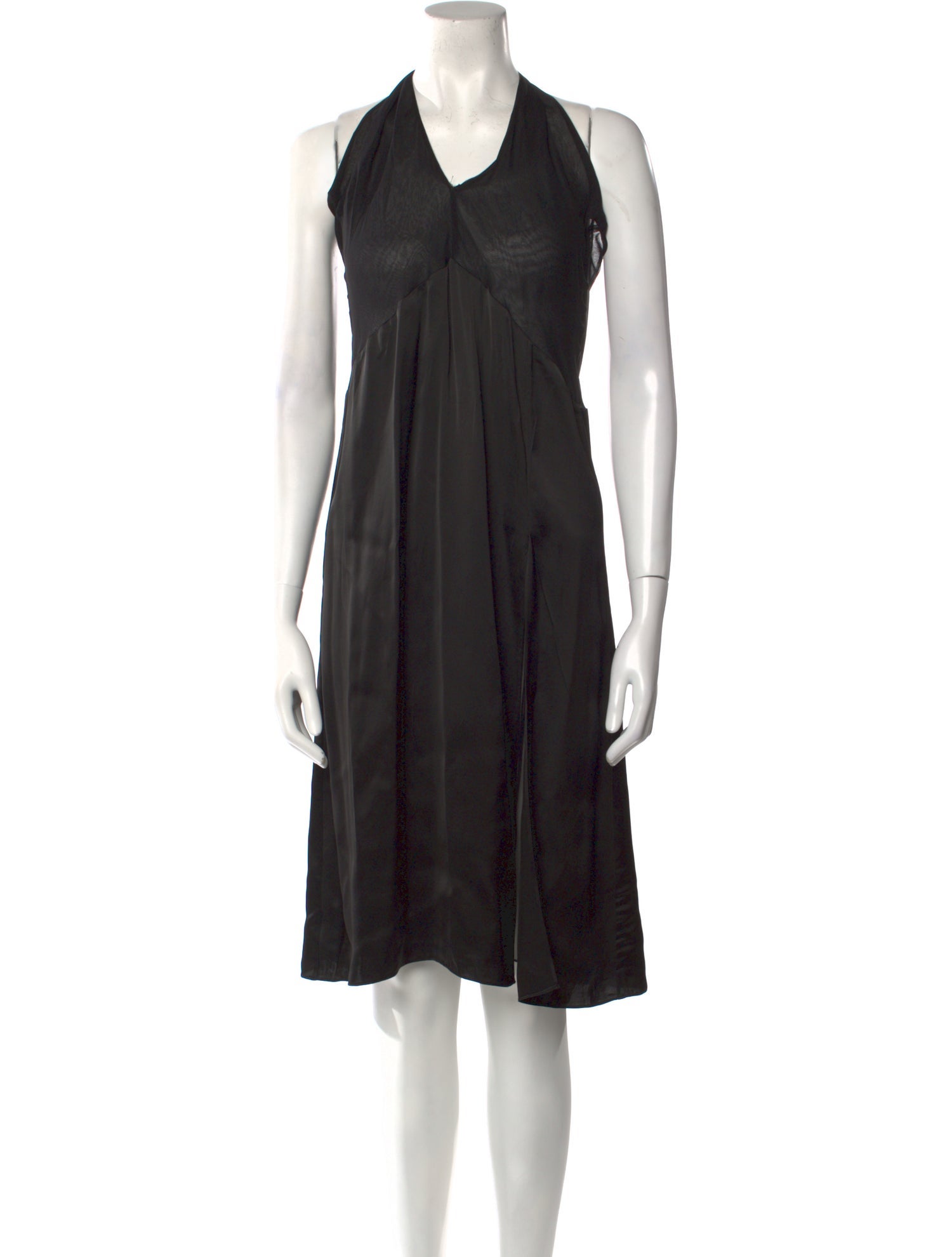 Maximilian Silk Midi Length Dress