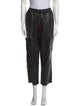 Maximilian Leather Straight Leg Pants