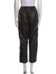Maximilian Leather Straight Leg Pants