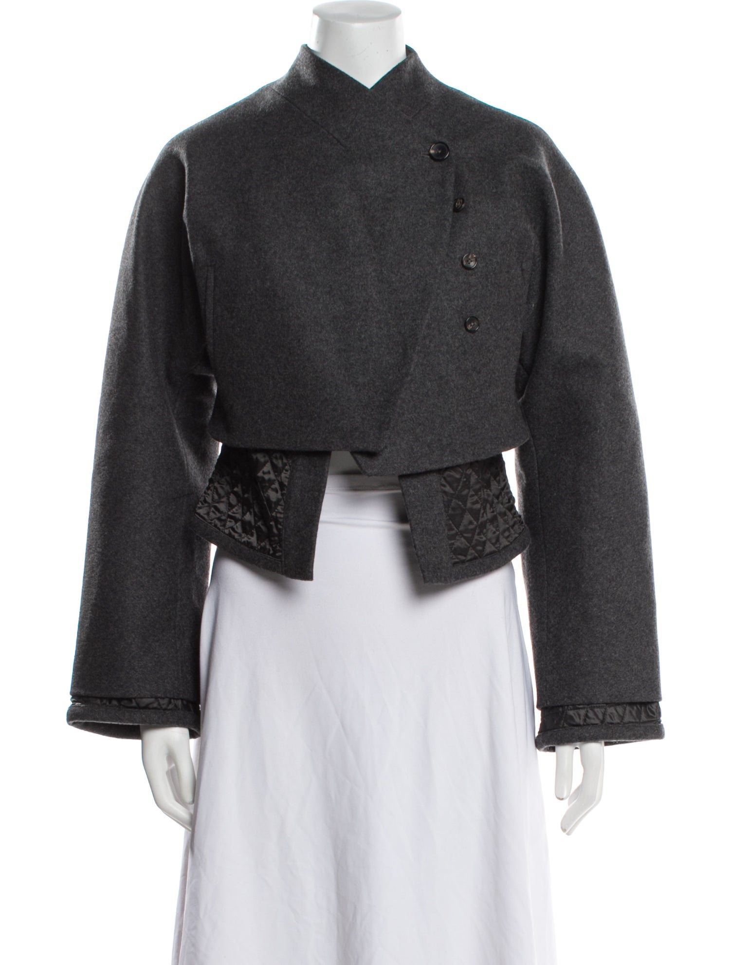 Maximilian Wool Faux Fur Jacket