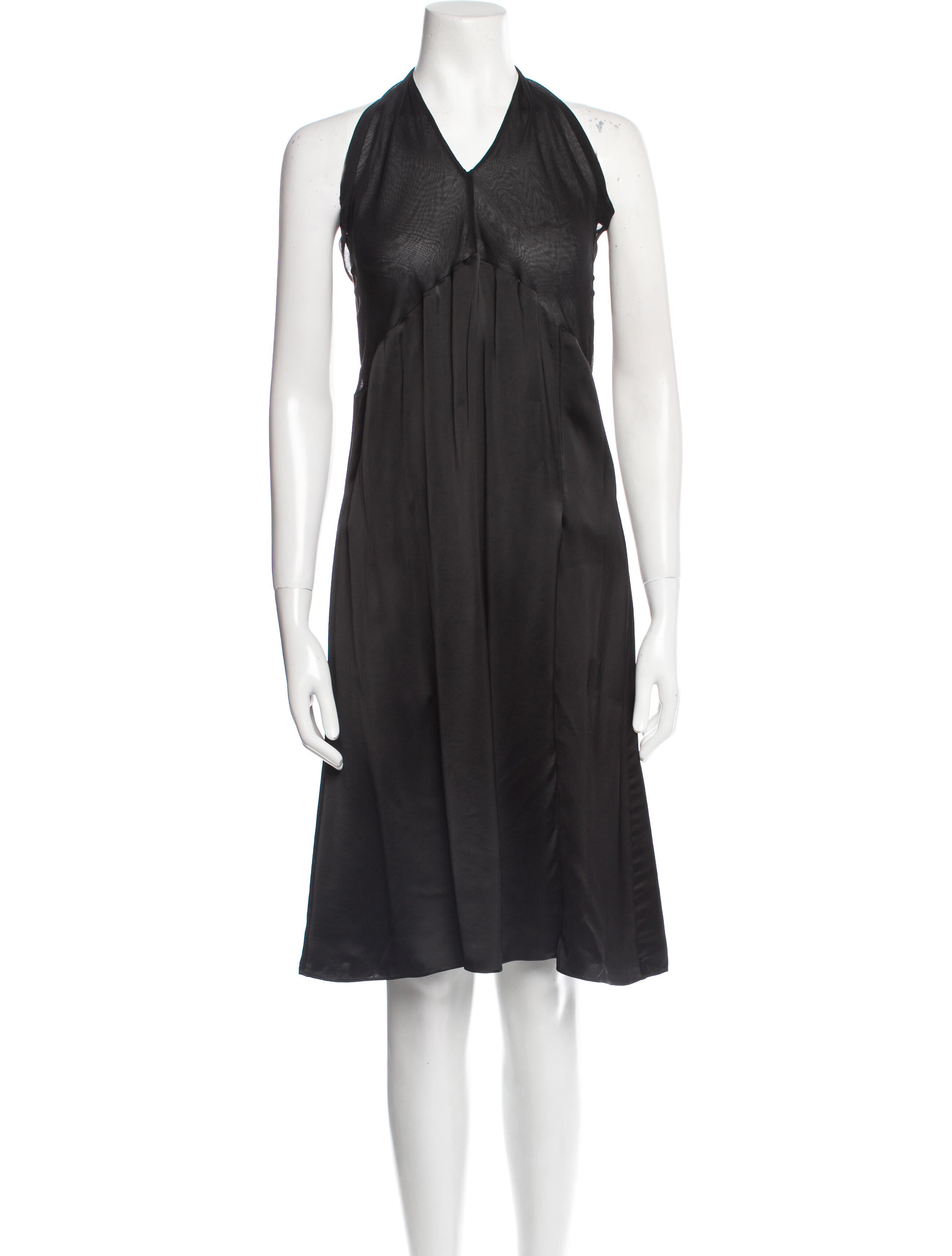 Maximilian Silk Knee-Length Dress