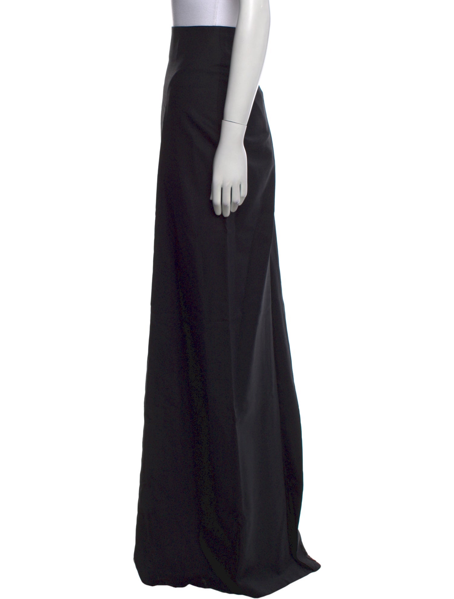 Maximilian Wool Long Skirt