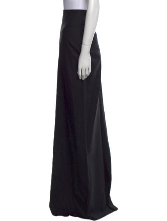 Maximilian Wool Long Skirt