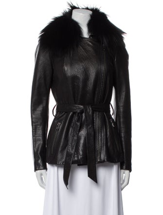 Maximilian Leather Evening Jacket