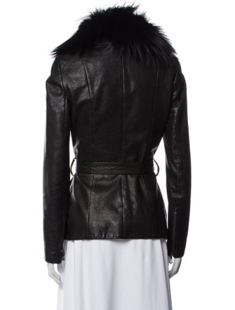 Maximilian Leather Evening Jacket