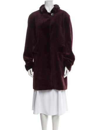 Maximilian Lambswool Faux Fur Jacket