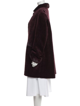 Maximilian Lambswool Faux Fur Jacket