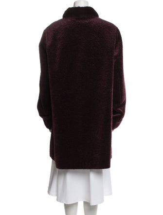 Maximilian Lambswool Faux Fur Jacket