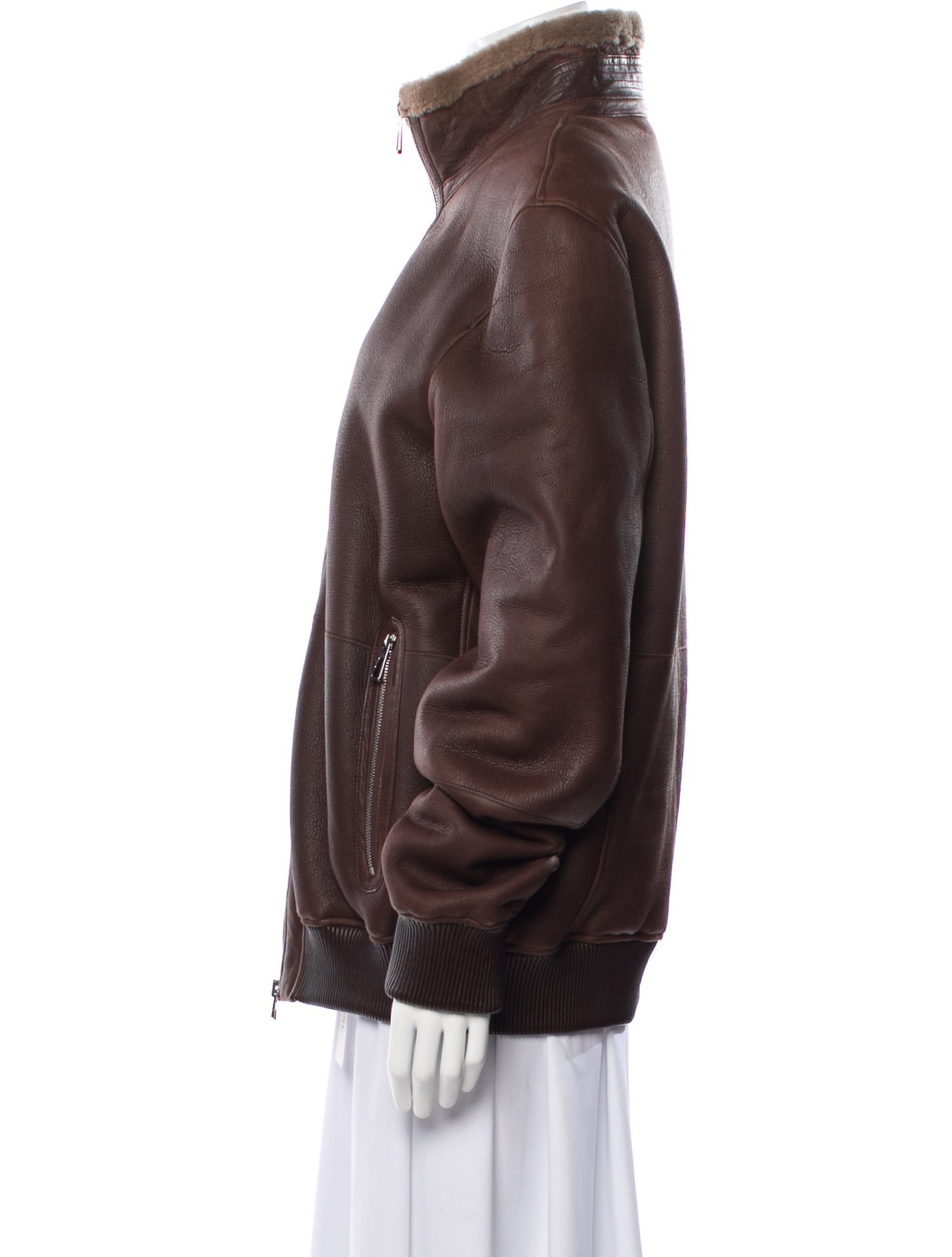 Maximilian Shearling Fur Jacket
