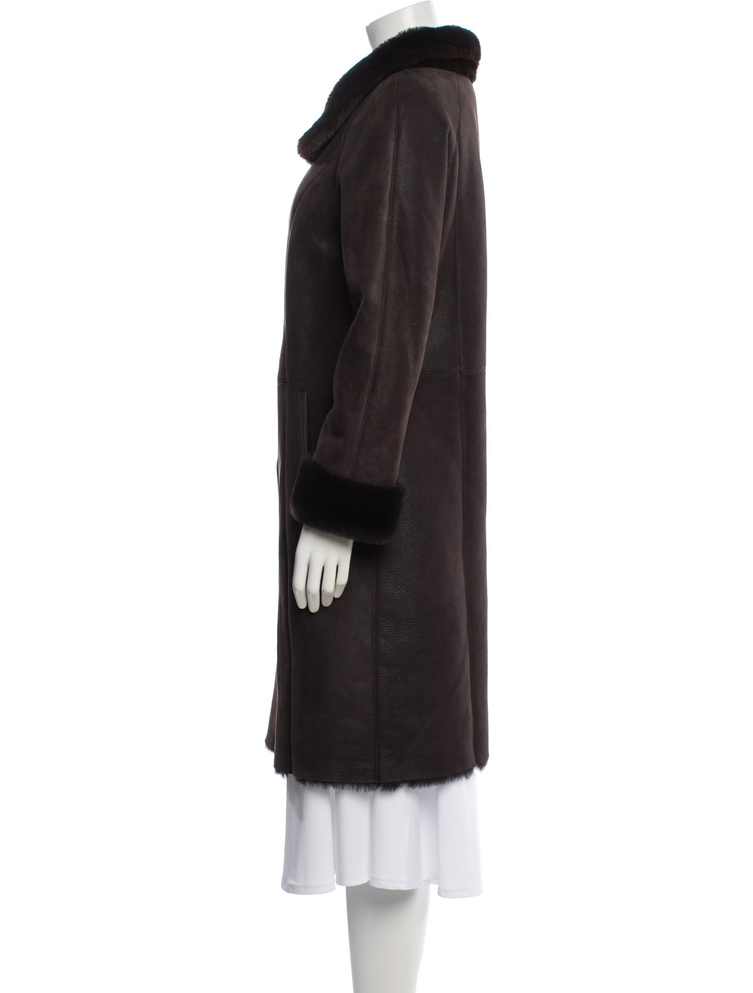 Maximilian Shearling Faux Fur Coat