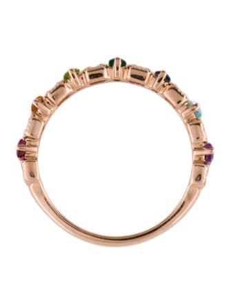 My Story 14K Multistone & Diamond Ring