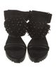 Miharayasuhiro Suede Studded Accents Sandals