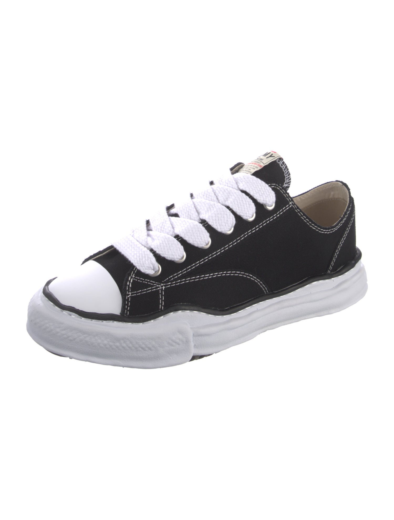 Miharayasuhiro Canvas Colorblock Pattern Sneakers w/ Tags