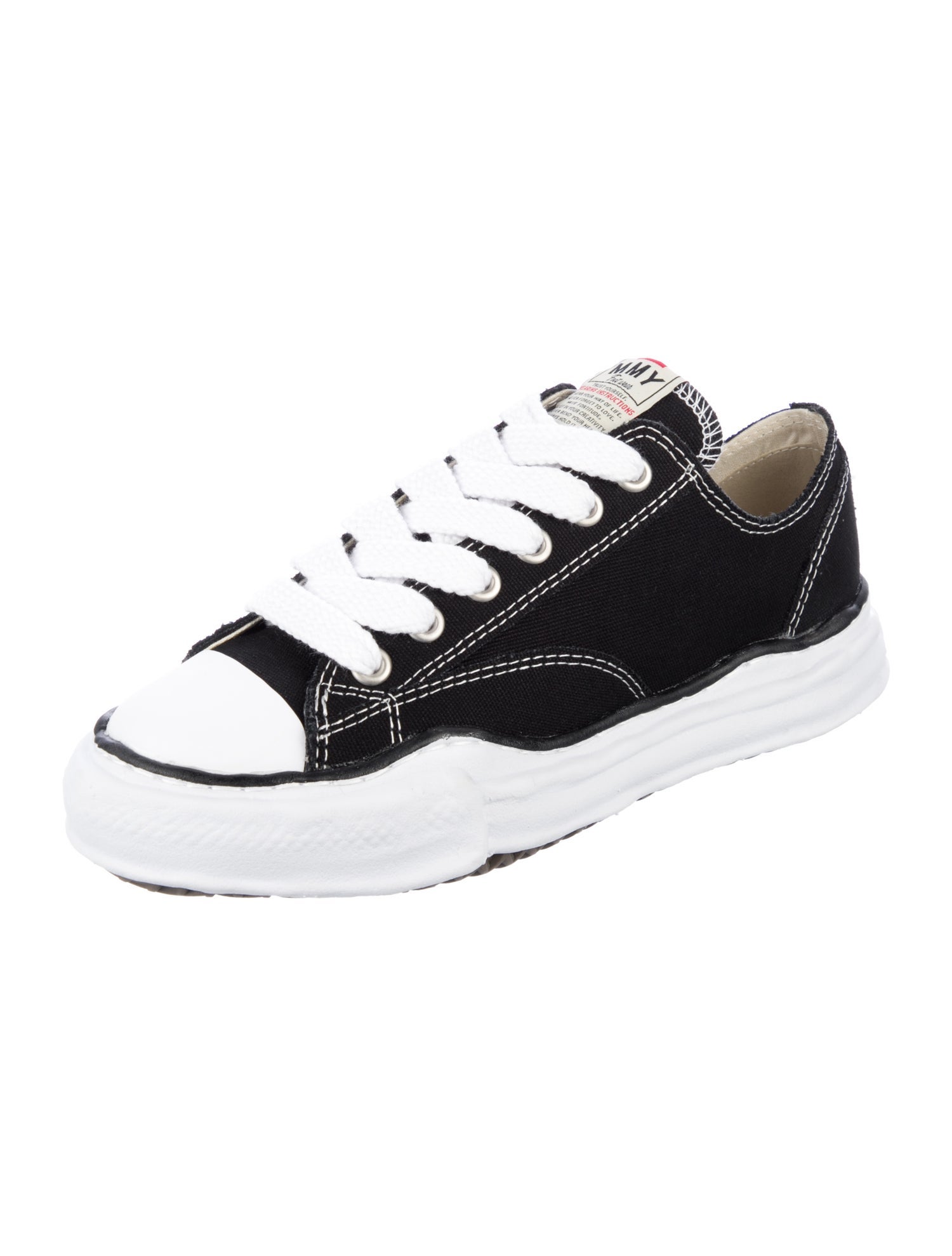 Miharayasuhiro Canvas Colorblock Pattern Sneakers w/ Tags