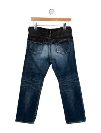 Miharayasuhiro High-Rise Straight Leg Jeans
