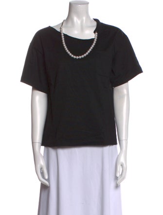 Miharayasuhiro Scoop Neck Short Sleeve T-Shirt