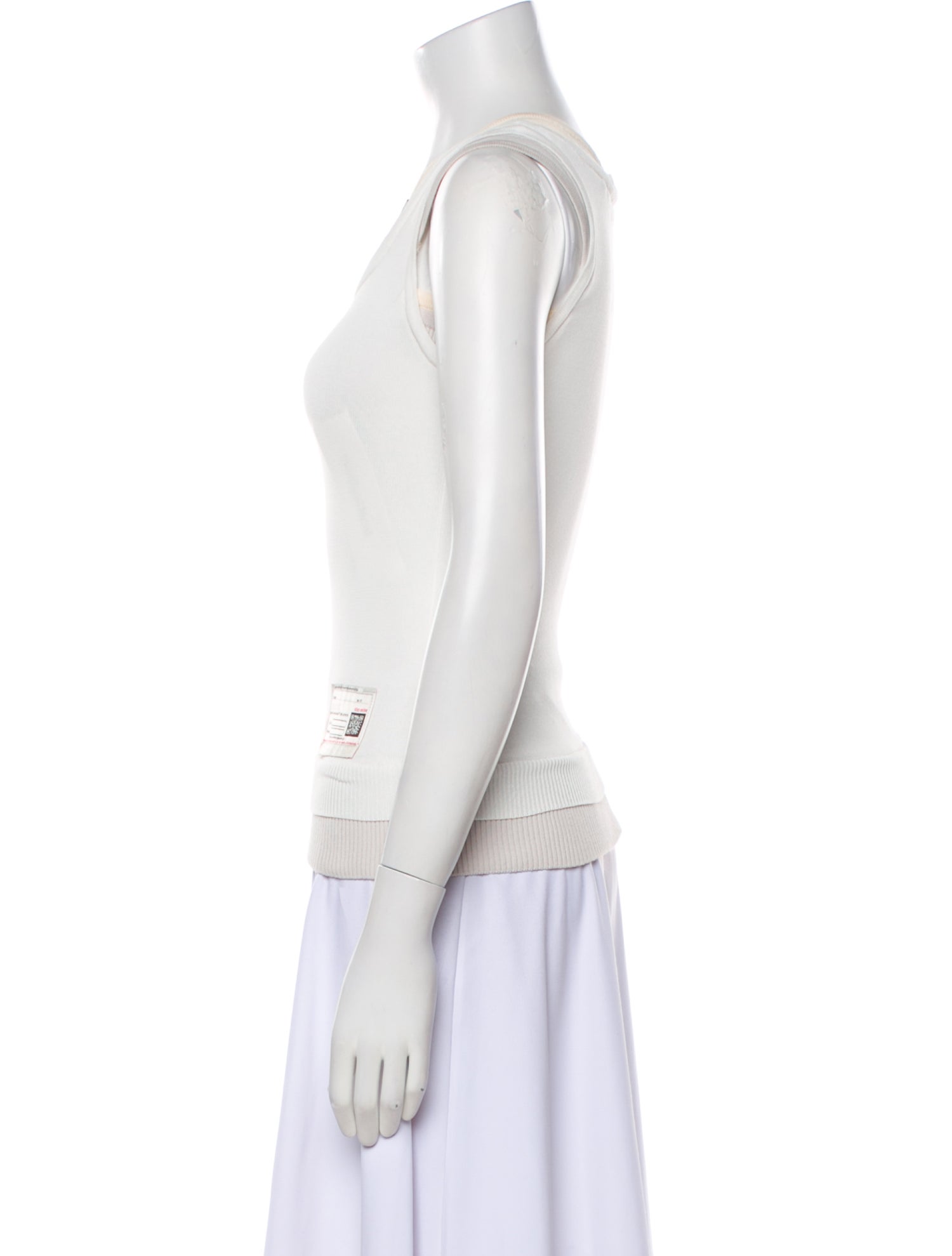 Miharayasuhiro Scoop Neck Sleeveless Top