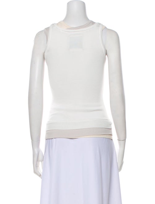 Miharayasuhiro Scoop Neck Sleeveless Top