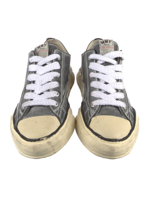 Miharayasuhiro Canvas Colorblock Pattern Sneakers