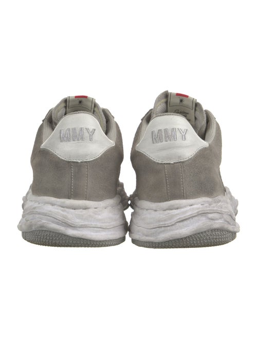 Miharayasuhiro Suede Embroidered Accent Sneakers
