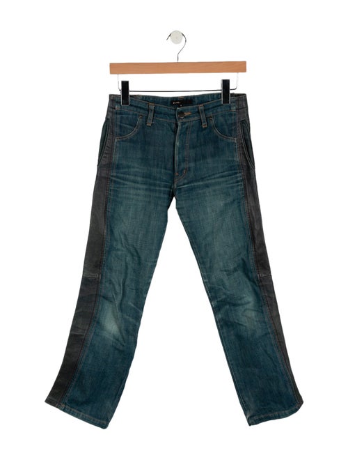 Miharayasuhiro Mid-Rise Straight Leg Jeans