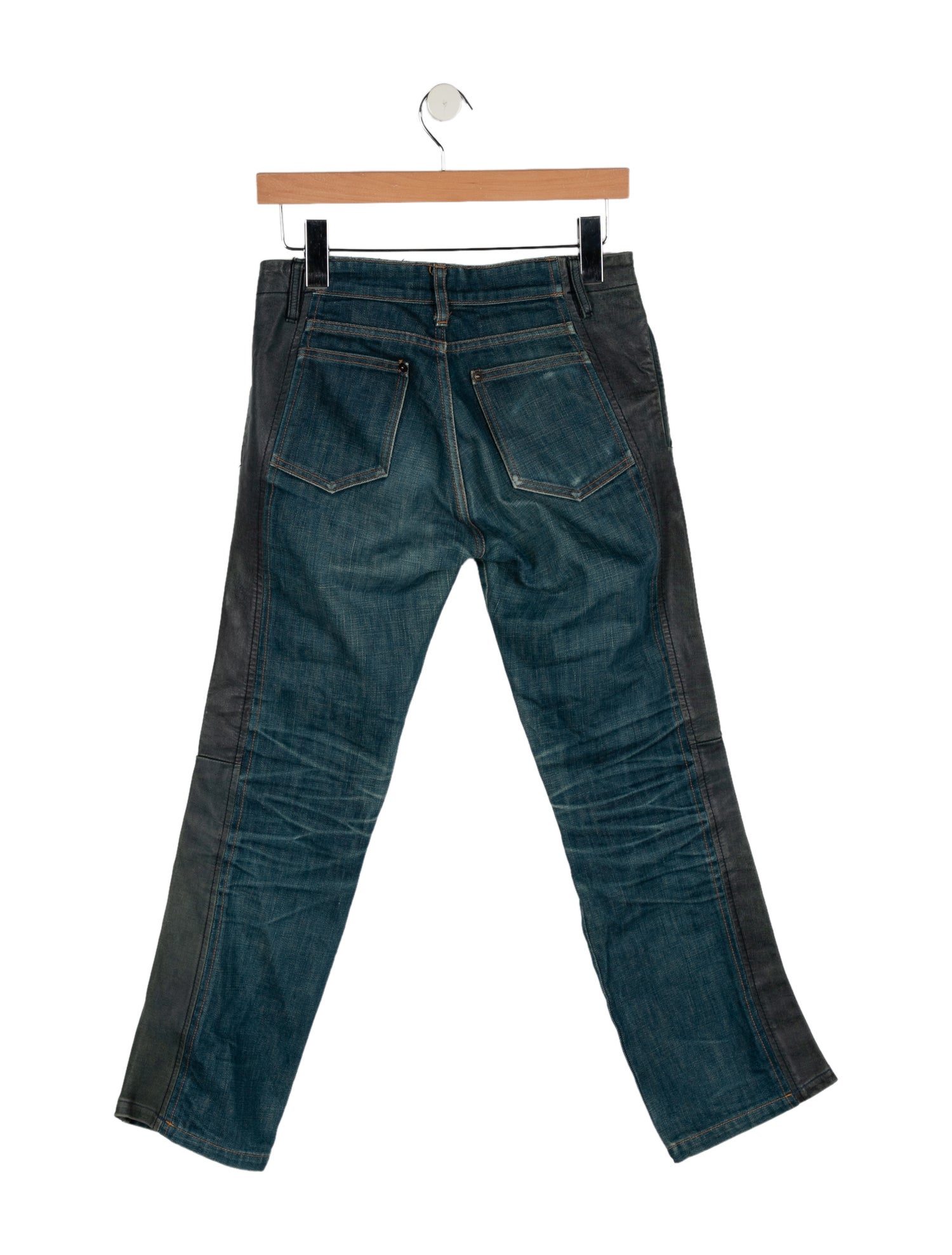 Miharayasuhiro Mid-Rise Straight Leg Jeans
