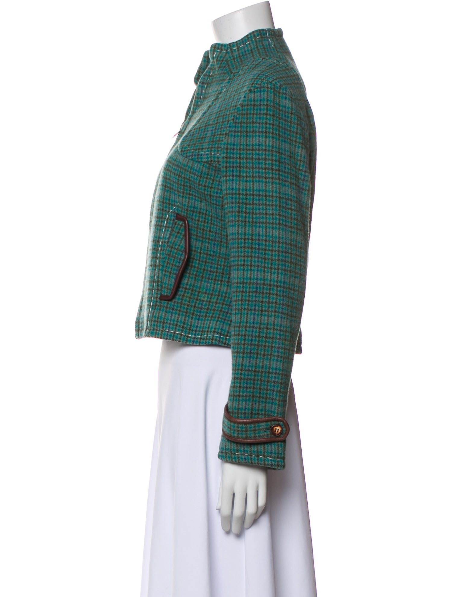 Miharayasuhiro Plaid Print Evening Jacket