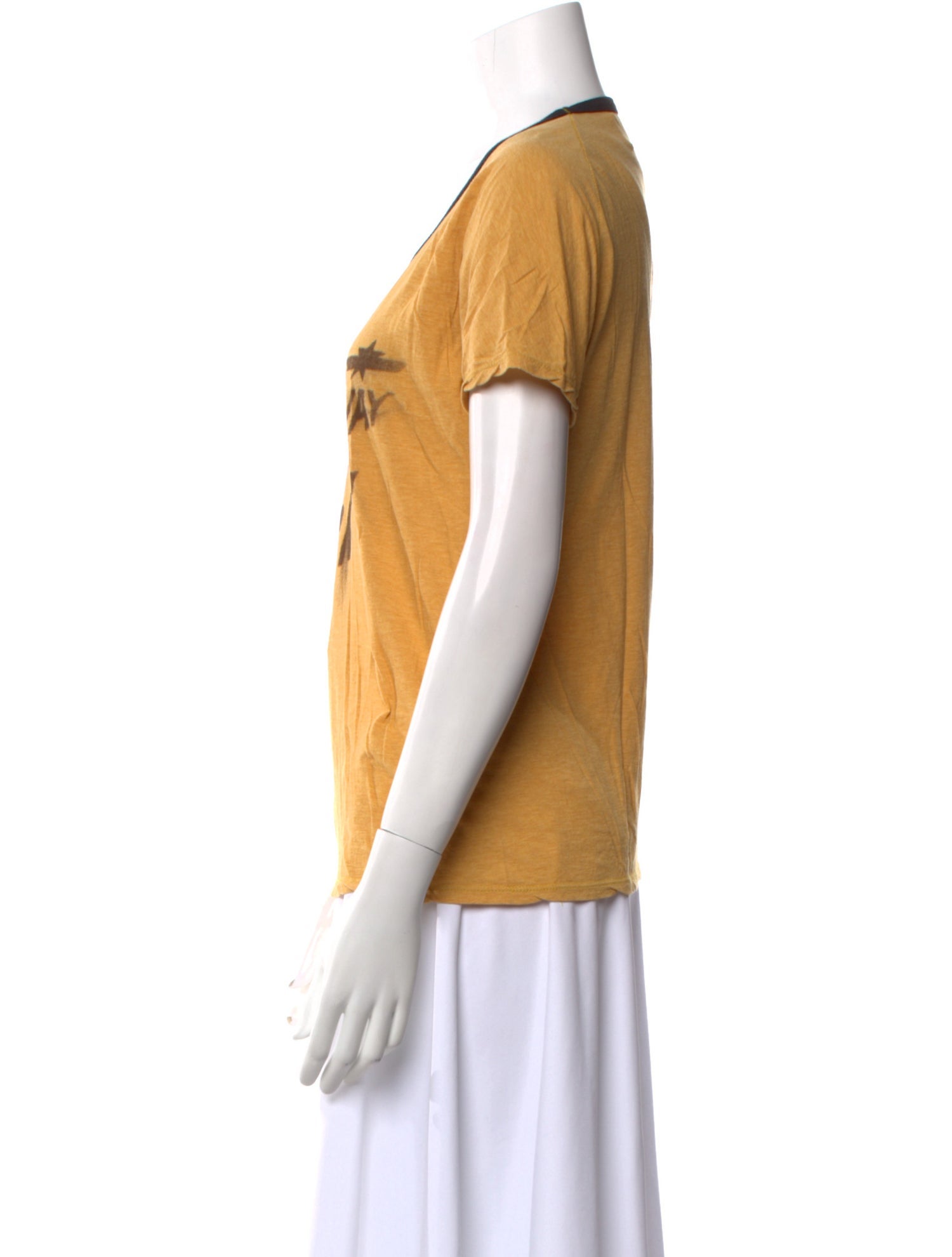 Miharayasuhiro Graphic Print Scoop Neck T-Shirt